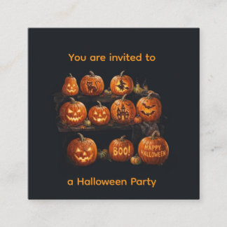 Halloween  begleitkarte
