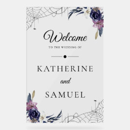 Halloween-Begrüßungszeichen Acrylschild