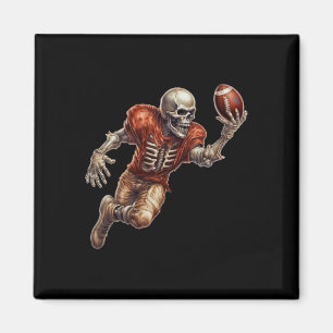 Halloween beim Fußballspiel Cooler Touchdown-Spiel Magnet