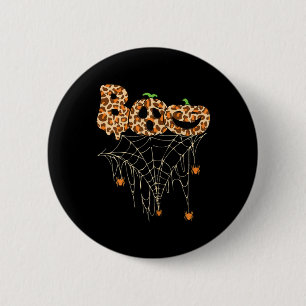 Halloween Bekleidung Spinnennetz Fall Pumpkin Chee Button