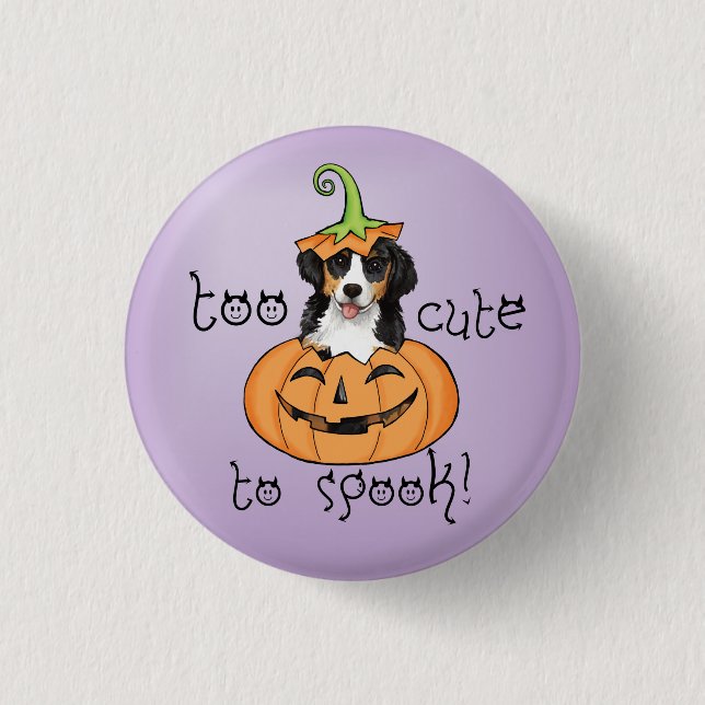 Halloween Berner Button (Vorderseite)