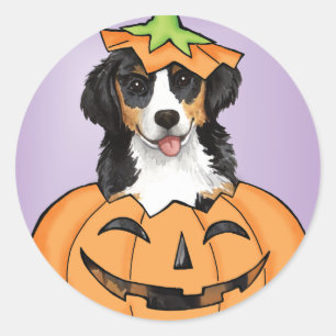 Halloween Berner Runder Aufkleber