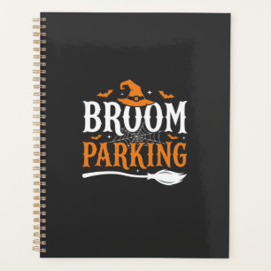 Halloween Besenparkplatz Hexenhut Grafik Planer