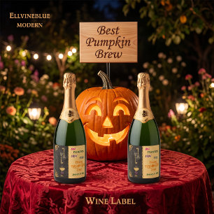 Halloween Best Brew & Gold Glitter Totenköpfe