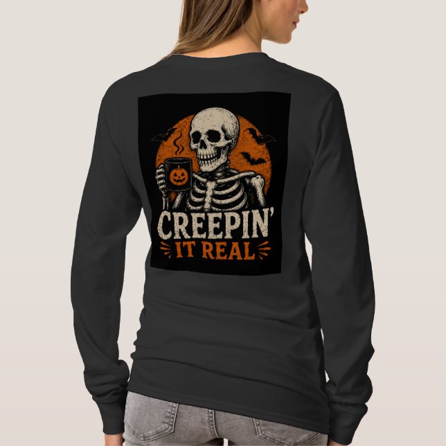Halloween beste Design T-Shirt (Rückseite)