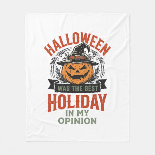 Halloween Bester Feiertag Vintage-Kürbis-Shirt-Des Fleecedecke