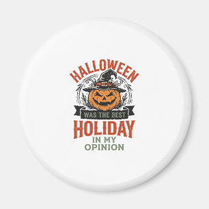 Halloween Bester Feiertag Vintage Kürbis-Shirt-Des Magnet