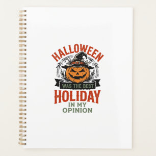 Halloween Bestes Feiertags-Vintage-Kürbis-Shirt-De Planer