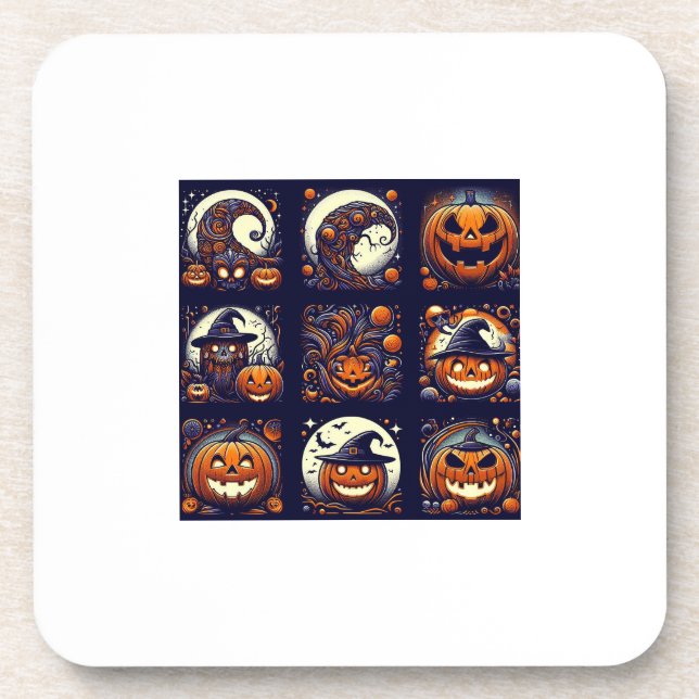 Halloween Beverage Coaster Getränkeuntersetzer (Vorderseite)