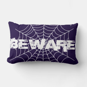 Halloween Beware Lumbar Pillow Lendenkissen