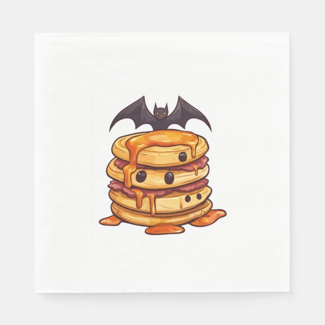 Halloween Bewitched Breakfast Serviette (Vorderseite)