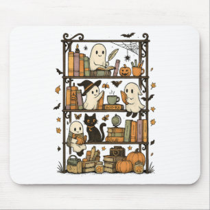 Halloween-Bibliothek1 Mousepad