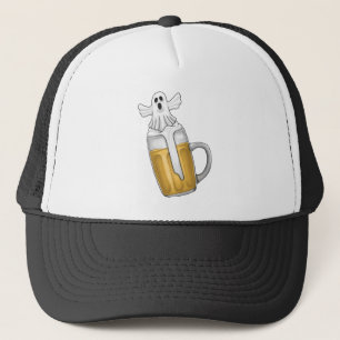 Halloween-Bier-Geist Truckerkappe