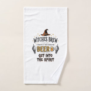 Halloween-Bier Hokuspokus Lustig Vintage_1 Handtuch