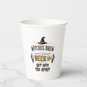 Halloween-Bier Hokuspokus Lustig Vintage_1 Pappbecher