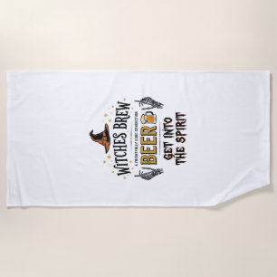 Halloween-Bier Hokuspokus Lustig Vintage_1 Strandtuch