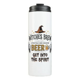 Halloween-Bier Hokuspokus Lustig Vintage_1 Thermosbecher