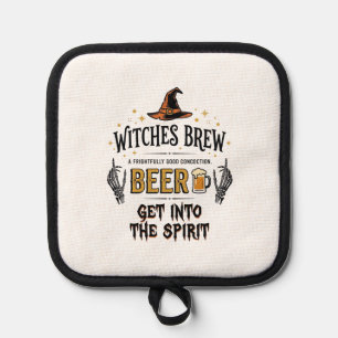 Halloween-Bier Hokuspokus Lustig Vintage_1 Topflappen