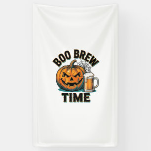 Halloween-Bier-Shirt Vintage-Kürbis-Party-T-Shirt_ Banner