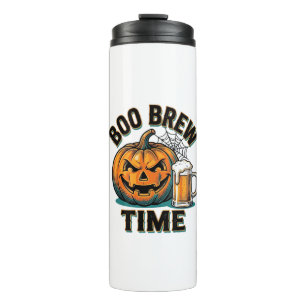 Halloween-Bier-Shirt Vintage-Kürbis-Party-T-Shirt_ Thermosbecher