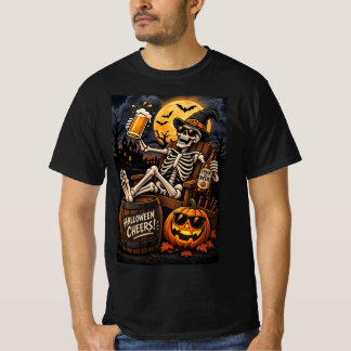 Halloween-Bier-Skelett-Shirt – Trick or Beer T-Shirt