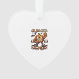 Halloween-Bier-Totenkopf-Kürbis-Fledermaus-Kerze Ornament