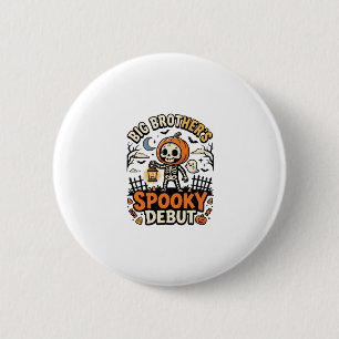 Halloween Big Brother Gruseliger Debüt Button