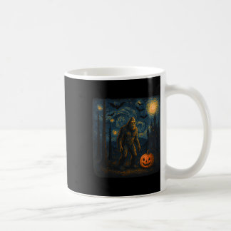 Halloween Bigfoot Starry Night Van Gogh Sasquatch Kaffeetasse