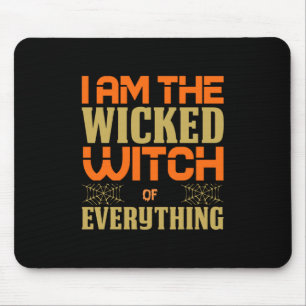 Halloween bin ich die Hexe von allem Mousepad