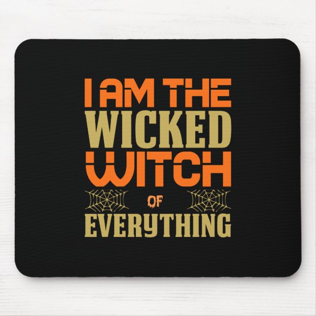 Halloween bin ich die Hexe von allem Mousepad (Vorne)