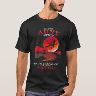 Halloween bin ich die Tante-Hexe wie eine normale T-Shirt