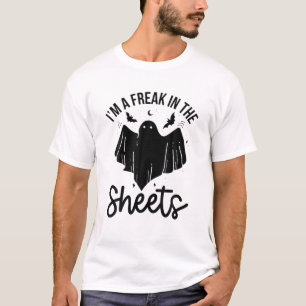 Halloween bin ich ein Freak in den Blättern Costum T-Shirt