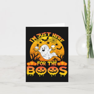 Halloween bin ich gerade hier für den Boos Funny G Karte