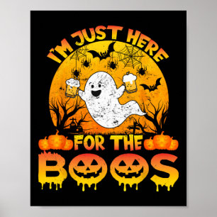 Halloween bin ich gerade hier für den Boos Funny G Poster