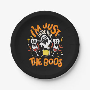 Halloween bin ich gerade hier für die Boos Pappteller