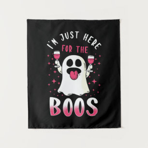 Halloween bin ich gerade hier für die Boos Wandteppich