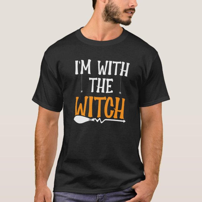 Halloween bin ich mit dem Hexenkonzernkostüm T-Shirt (Vorderseite)