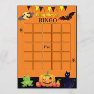 Halloween Bingo Card Karte