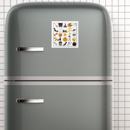 Halloween Bingo Card Magnet