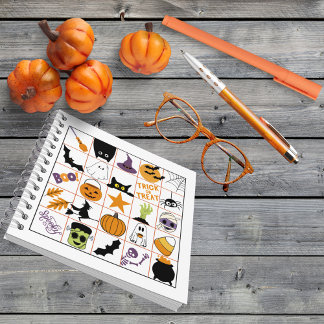 Halloween Bingo Notizbuch