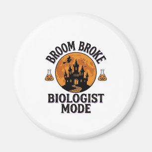 Halloween-Biologe-Shirt Vintage Gruselige Wissensc Magnet