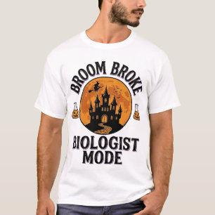 Halloween-Biologe-Shirt Vintage Gruselige Wissensc T-Shirt