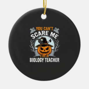 Halloween-Biologie-Lehrer Du Kannst Mich Nicht Ers Keramik Ornament