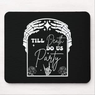 Halloween bis dass der Tod uns scheidet Junggesell Mousepad