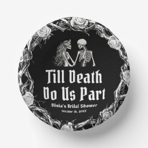Halloween Bis Dass Der Tod Uns Scheidet Junggesell Pappteller