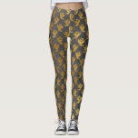 Halloween Black and Gold Foil Ghosts Kostüm Leggings<br><div class="desc">Halloween Black and Imitats Gold Foil Ghosts Kostüme Leggings sind perfekt,  um ein Halloween-Party allein oder unter einem Kostüm zu tragen.</div>
