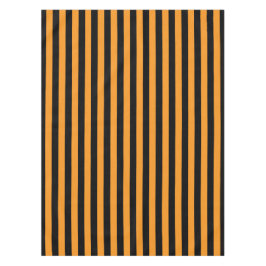 Halloween Black and Orange Wittling Stripes Gemust Tischdecke
