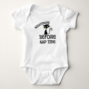 Halloween Black Cat Baby Sleeper Bodysuit Strampler