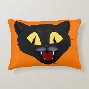 Halloween Black Cat Dekokissen