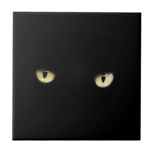 Halloween Black Cat Eyes Decorative Keramik Tile Fliese